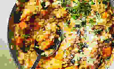 Butternut & toasted pumpkin seed risotto