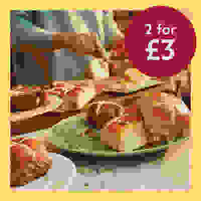 2 for £3 Hot cross buns
