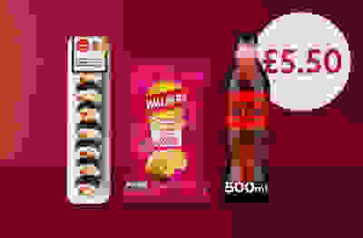 £5.50 Lunch Meal Deal | 1 main + 1 snack + 1 drink