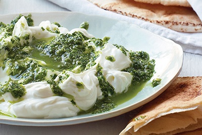 Zoug and labneh, cooking pastes