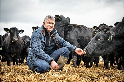 image of a beef cattle farmer, Gary Gray