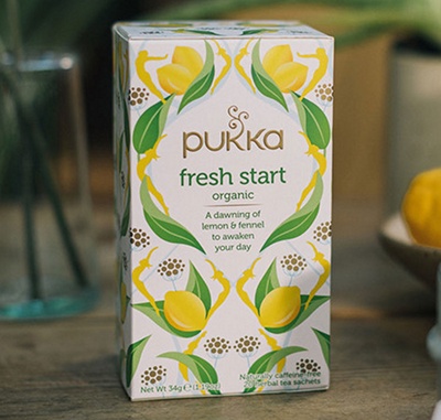 Pukka fresh start tea