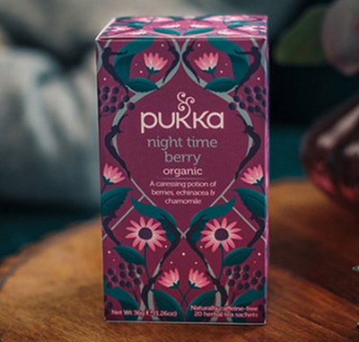 Pukka night time berry tea