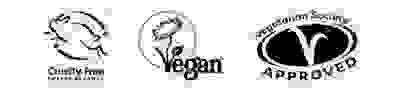 Vegan, cruelty free, vegetarian