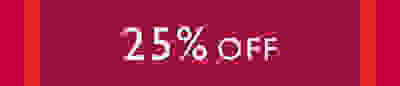 25% OFF