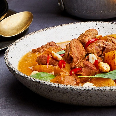 Thai-style massaman lamb curry