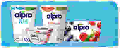 Alpro plant-based yogurts
