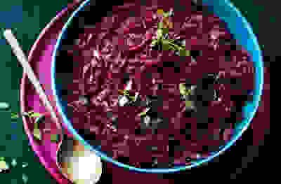 Image of braised red cabbage