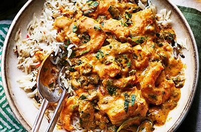 Image of Chetna Makan's Fish curry with cumin and coriander rice