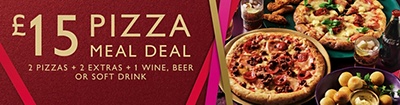 £15 Pizza Meal Deal