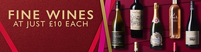 Fine wines at just £10 each
