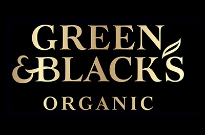 Green and Blacks Organic Logo