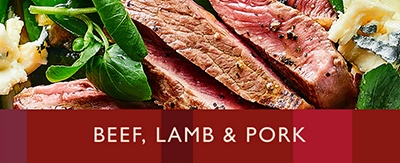 2 for £8 - Beef, Lamb & Pork