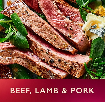3 for £12 - Beef, Lamb & Pork