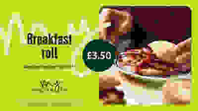 myWaitrose | Breakfast roll when you buy any hot drink