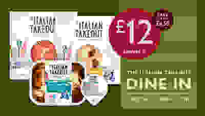 £12 Italian takeout - 2 pizzas + 1 bread + 1 dip - Shop now