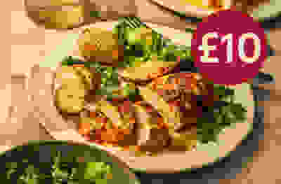 £10 Ready To Cook Meal Deal for 2 – choose 1 main + 2 sides