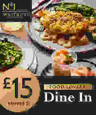 £15 Our very best dine in - 1 main + 1 side + 1 starter or dessert