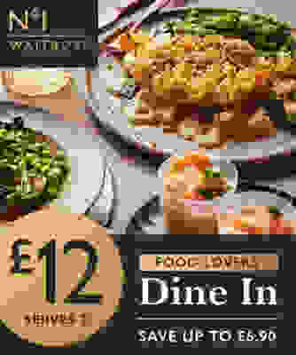 £12 Our very best dine in - 1 main + 1 side + 1 starter or dessert