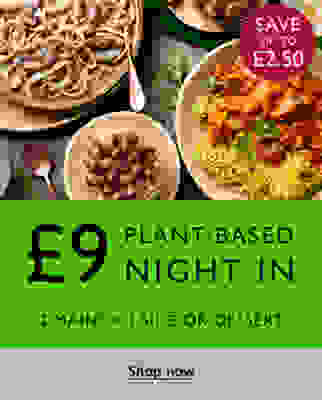 £9 Plant-based night in - 2 Mains + 1 side or dessert - Shop now