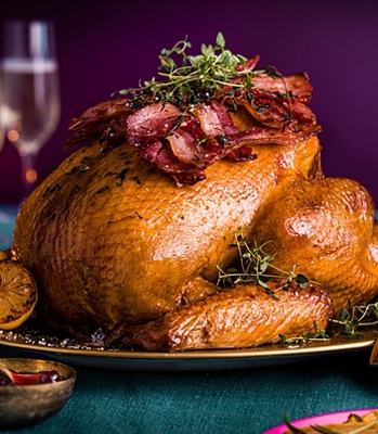 Essential roast turkey with thyme & lemon