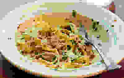 Leek & béarnaise linguine