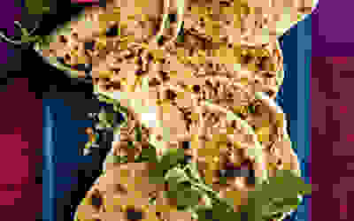 Leftover roast potato parathas