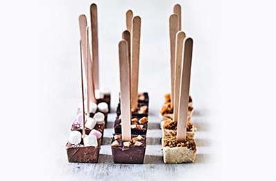Martha Collison's hot chocolate on sticks