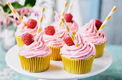 Martha Collison's pink lemonade cupcakes
