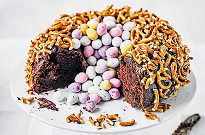 Martha Collison's chocolate nest Bundt cake 