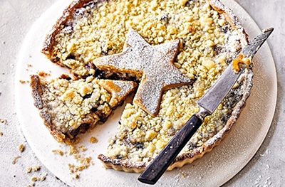 Martha Collison's crumble topped mince pie