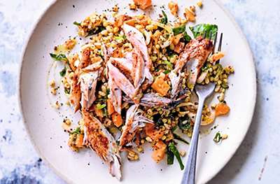 Moroccan mackerel salad