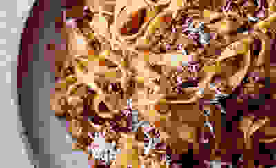 Bolognese with tagliatelle