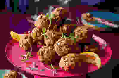 Mushroom, chestnut & ricotta stuffing balls
