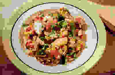 Odds-and-ends baked orzo with ricotta