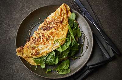 Persian spiced date omelette
