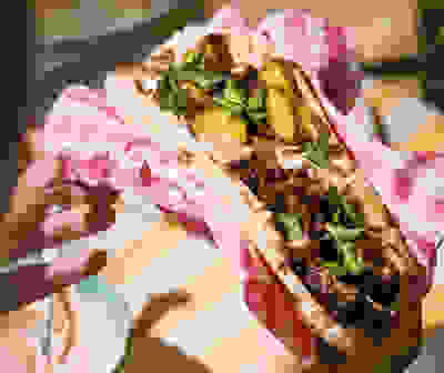 Pilpelchuma chicken thighs with pickles