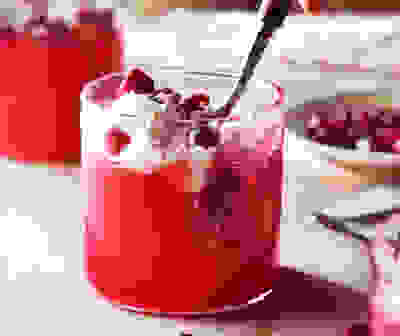 Pomegranate & rose jellies