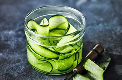 Quick pickled cucumber