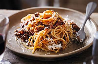 Slow cooker spaghetti Bolognese