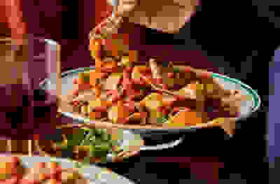 Spiced duck ragù with orange gremolata