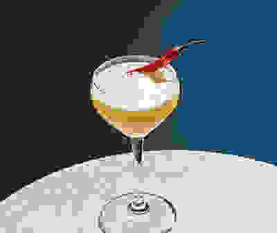 Spicy rum sour