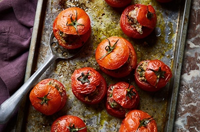 Stuffed baked tomatoes