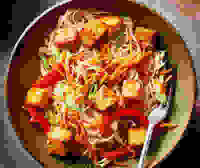 Sweet chilli & tofu noodles