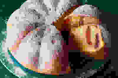 Lemon & Raspberry Torte