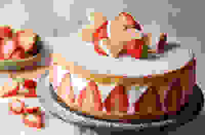 The best strawberry cake