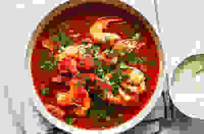 Tiger prawn & fish stew