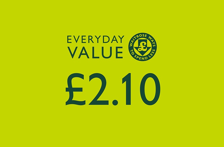 Everyday Value - Waitrose Ways To Spend Less - £2.10