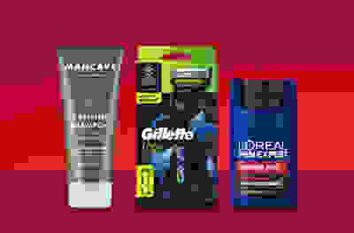 Save up to Half Price Men's Toiletries