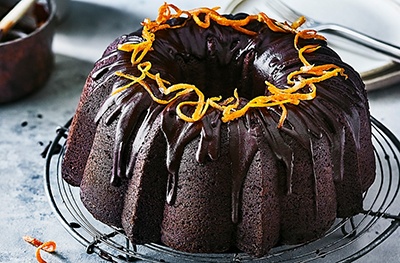 Chocolate orange bundt cake